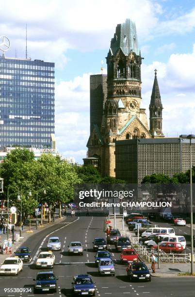 Gedachtniskirche,l'Eglise du Souvenir, construite entre 1890 et 1895 sur les plans de Franz Schwechten, est consacree a l'empereur Guillaume I et a...