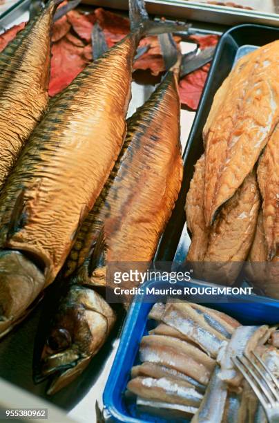 Herrings sold at the Het Haring Huis boutique at Oude Doelenstraat 18. Herring that can be bought from the 'herring cart' and eaten with a small...