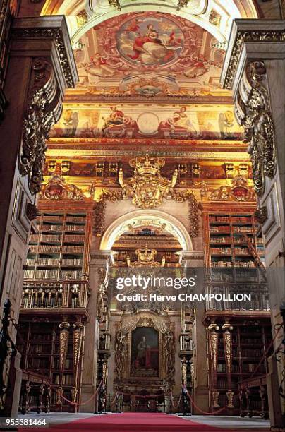 The university of Coimbra is one of the most ancient in Europe: It has been founded in the end of the XIIIth century. The library dates from the...