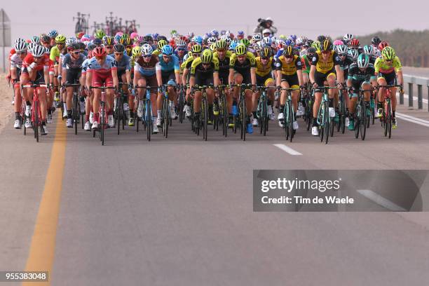 Maxim Belkov of Rusia and Team Katusha-Alpecin / Nico Denz of Germany and Team AG2R La Mondiale / Sam Bewley of New Zealand and Team Mitchelton-Scott...