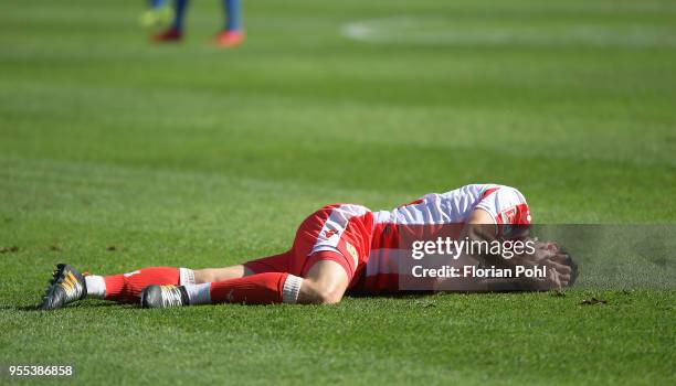 Steven Skrzybski of 1 FC Union Berlin during the second Bundesliga game between Union Berlin and VfL Bochum 1848 at Stadion an der Alten Foersterei...