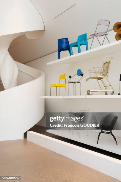 ChairLab dans le lieu d'exposition pour la Vitra Home Collection dans le VitraHaus élément du Vitra Campus dessiné par les architectes suisses Herzog...