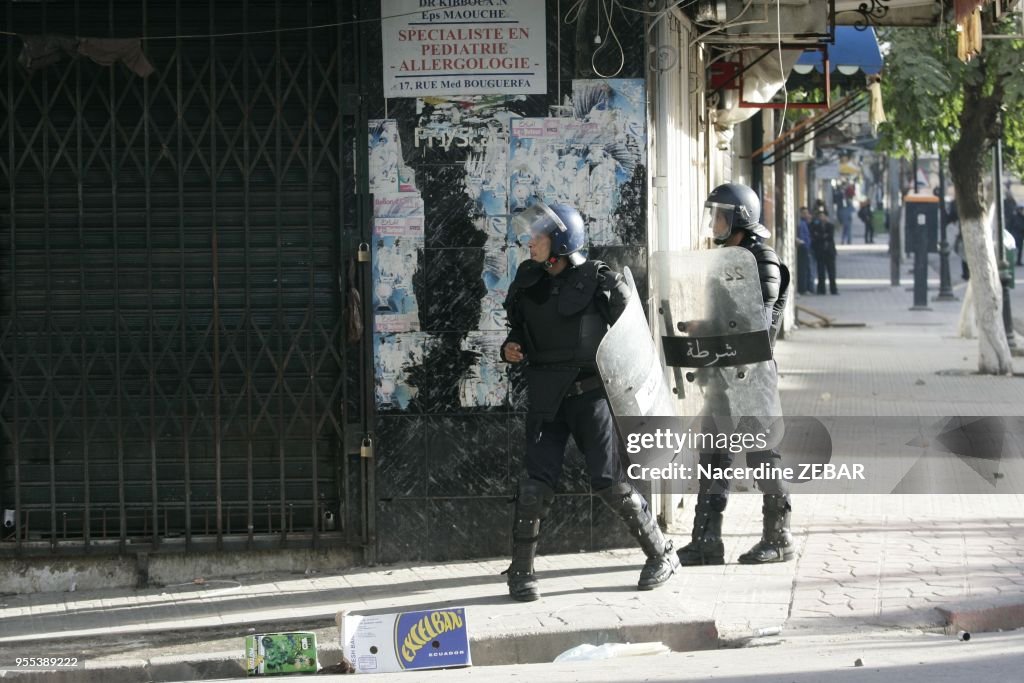 Violent Riots In Belcourt District In Algiers, Algeria