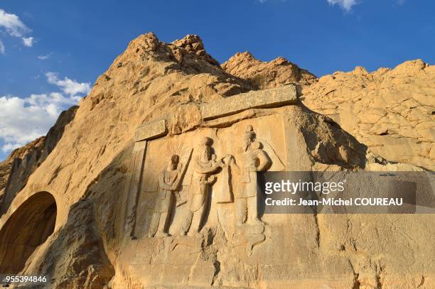Taq E Bostan, Sassanian Bas Reliefs, Kermansha, Iran.