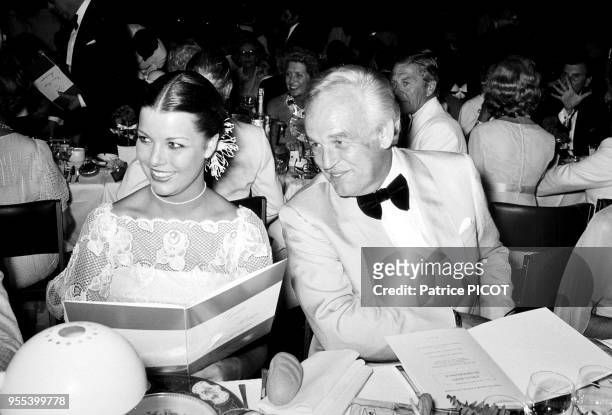 Caroline and Rainier, Red Cross Gala,1976.