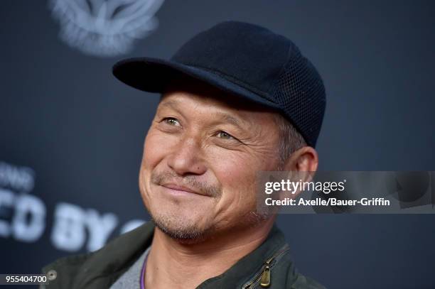 Director Takuji Masuda arrives at Teton Gravity Research's 'Andy Irons: Kissed by God' World Premiere at Regency Village Theatre on May 2, 2018 in...
