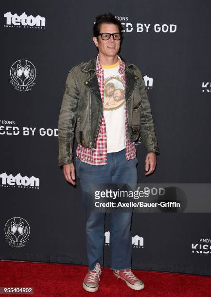 Actor Johnny Knoxville arrives at Teton Gravity Research's 'Andy Irons: Kissed by God' World Premiere at Regency Village Theatre on May 2, 2018 in...