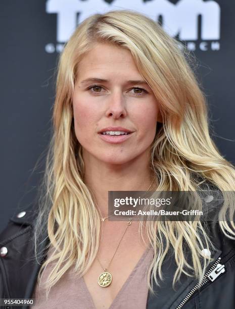 Actress Sarah Wright arrives at Teton Gravity Research's 'Andy Irons: Kissed by God' World Premiere at Regency Village Theatre on May 2, 2018 in...