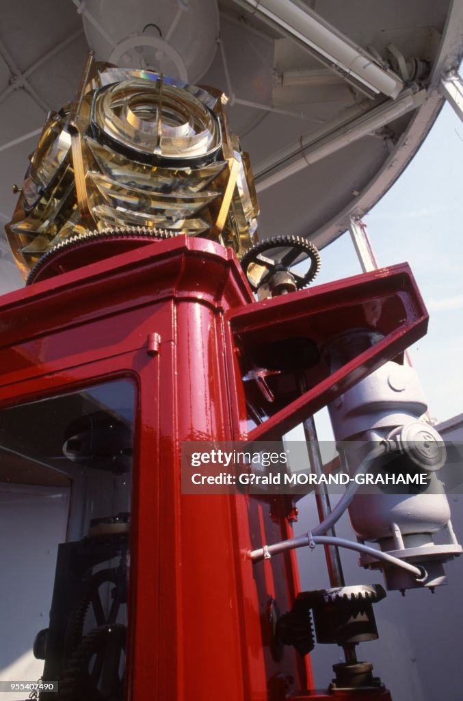 La lampe du phare d'Urk