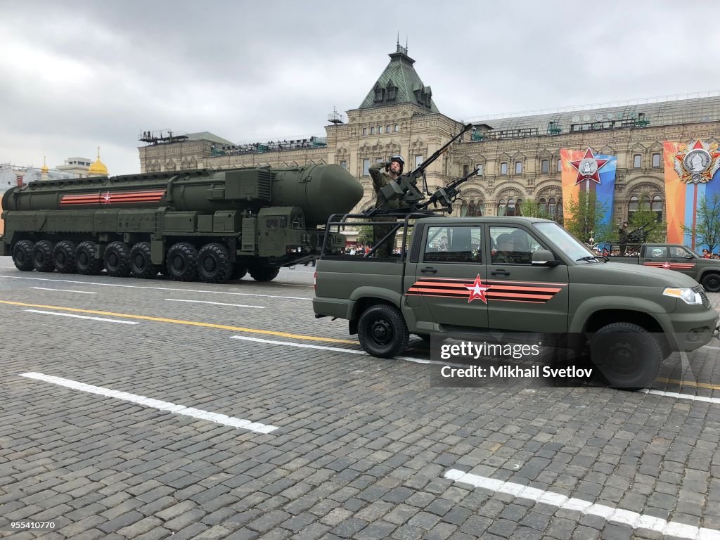 Victory Day military parade rehearsals in Moscow