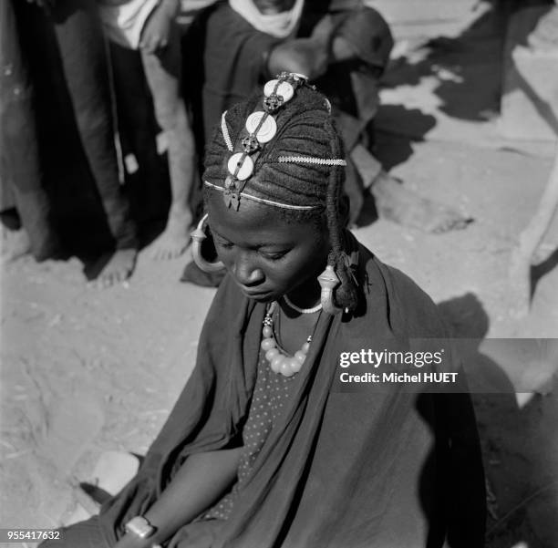 Portrait d'une jeune femme Songhaï à Gao, Mali.