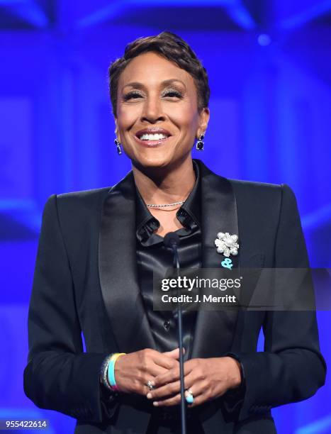 Robin Roberts speaks onstage at the 29th Annual GLAAD Media Awards at The Hilton Midtown on May 5, 2018 in New York City.