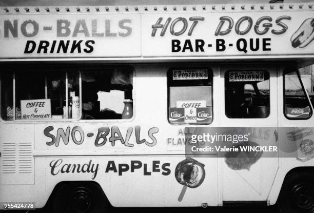 Camion de snacks à la Nouvelle-Orléans, en Louisiane, Etats-Unis.
