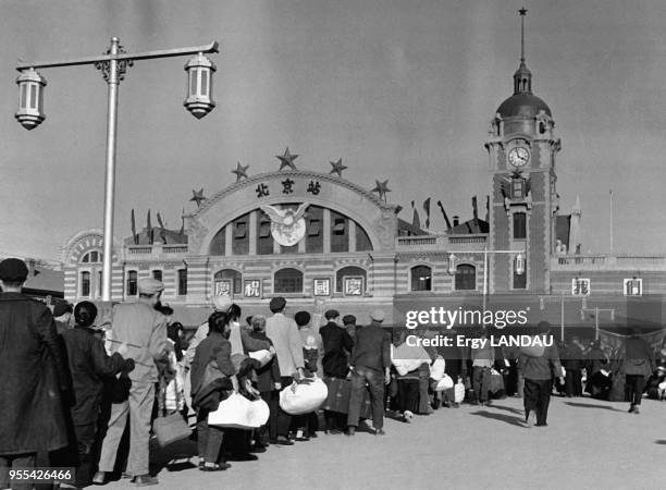 La gare de Pékin, en Chine.