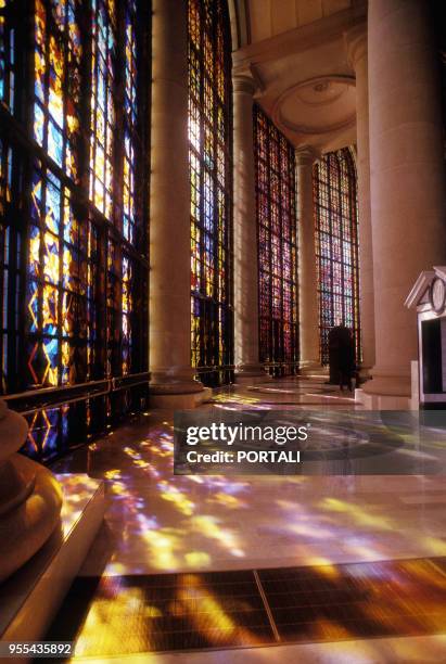 Basilique Notre-Dame de la Paix à Yamoussoukro, en Côte d'Ivoire.