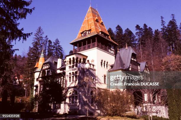 Le château de Peles à Sinaia, Roumanie.