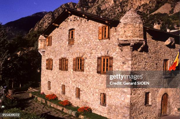 Maison des Vallées, siège du Conseil général d'Andorre, à Andorre-la-Vieille.