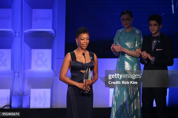 Samira Wiley attends the 29th Annual GLAAD Media Awards at Mercury Ballroom at the New York Hilton on May 5, 2018 in New York City.