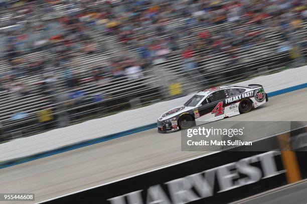 Kevin Harvick, driver of the Jimmy John's Ford, races during the Monster Energy NASCAR Cup Series AAA 400 Drive for Autism at Dover International...