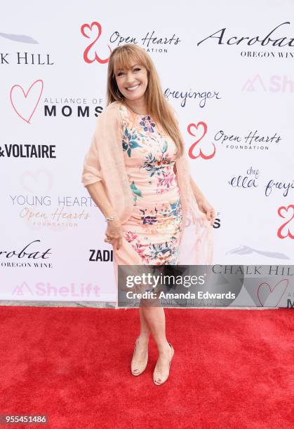 Actress Jane Seymour attends The Open Hearts Foundation's 2018 Young Hearts Spring Event honoring Alliance of Moms and Shelift on May 6, 2018 in...