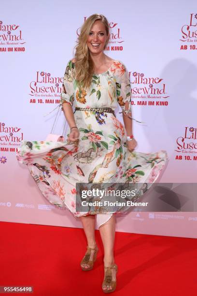 Angela Finger-Erben during the premiere of 'Liliane Susewind - Ein tierisches Abenteuer' at Cinedom on May 6, 2018 in Cologne, Germany.