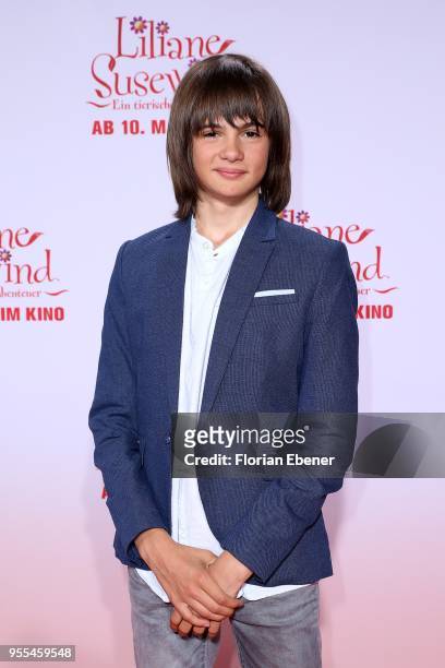 Malu Leicher during the premiere of 'Liliane Susewind - Ein tierisches Abenteuer' at Cinedom on May 6, 2018 in Cologne, Germany.
