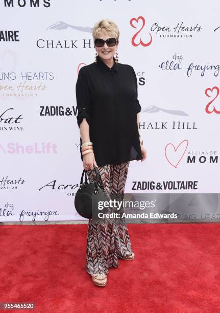 Actress and model Cristina Ferrare attends The Open Hearts Foundation's 2018 Young Hearts Spring Event honoring Alliance of Moms and Shelift on May...