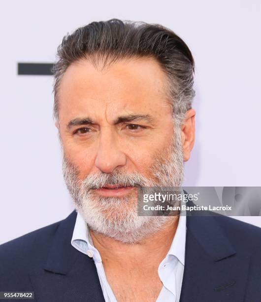 Andy Garcia attends the premiere of 'Book Club' on May 06, 2018 in Westwood, California.