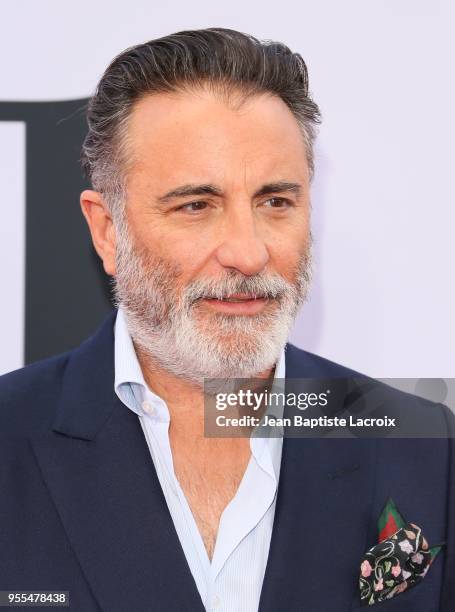 Andy Garcia attends the premiere of 'Book Club' on May 06, 2018 in Westwood, California.