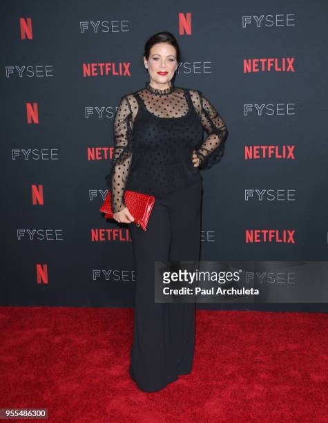 Meredith Salenger attends the Netflix FYSEE Kick-Off at Netflix FYSEE At Raleigh Studios on May 6, 2018 in Los Angeles, California.