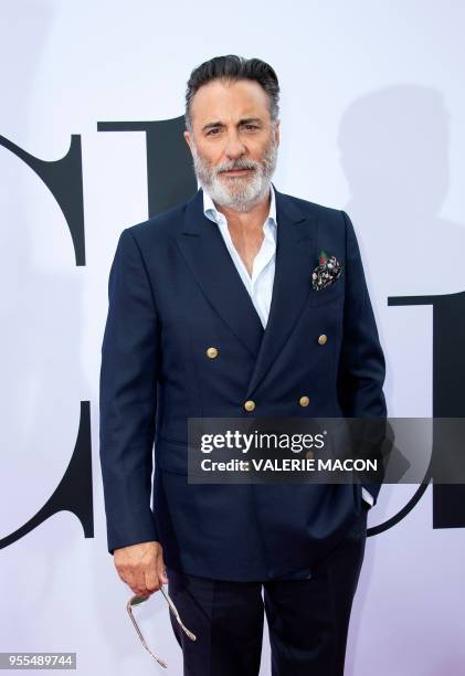 Actor Andy Garcia attends the "Book Club" premiere on May 6, 2018 in Westwood, California.