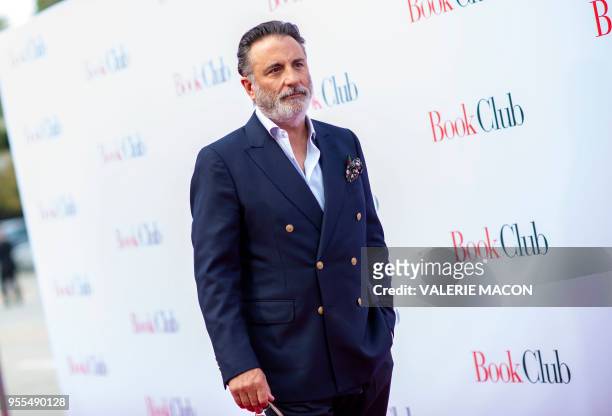 Actor Andy Garcia attends the "Book Club" premiere on May 6, 2018 in Westwood, California.