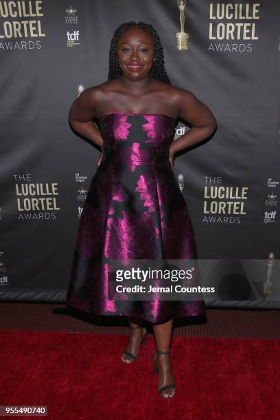 Jocelyn Bioh attends the 33rd Annual Lucille Lortel Awards on May 6, 2018 in New York City.