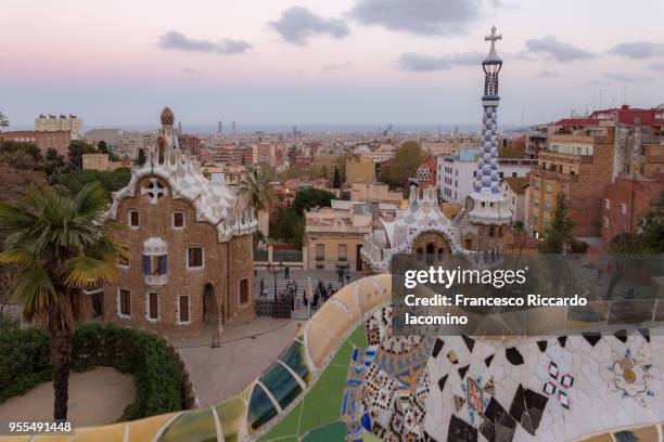 parc guell - francesco riccardo iacomino spain - fotografias e filmes do acervo