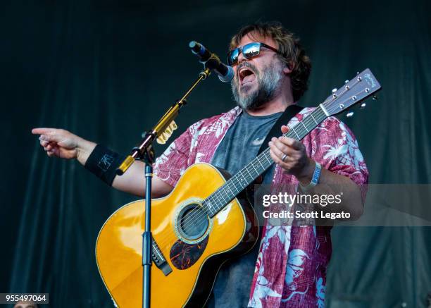 Jack Black of Tenacious D performs during Day 3 at Shaky Knees Festival at Atlanta Central Park on May 6, 2018 in Atlanta, Georgia.