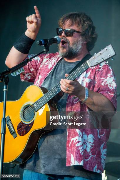 Jack Black of Tenacious D performs during Day 3 at Shaky Knees Festival at Atlanta Central Park on May 6, 2018 in Atlanta, Georgia.