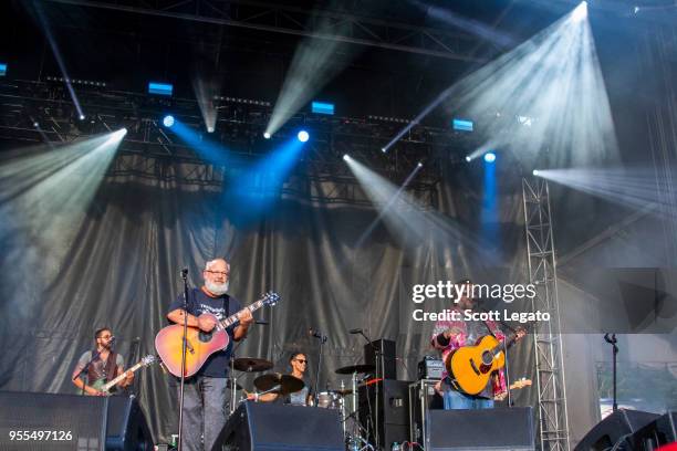 Kyle Gass and Jack Black of Tenacious D perform during Day 3 at Shaky Knees Festival at Atlanta Central Park on May 6, 2018 in Atlanta, Georgia.