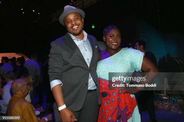 Justin Simien and Danielle Brooks attend the Netflix FYSEE Kick-Off at Netflix FYSEE At Raleigh Studios on May 6, 2018 in Los Angeles, California.