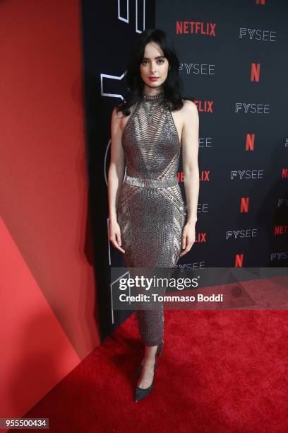 Krysten Ritter attends the Netflix FYSEE Kick-Off at Netflix FYSEE At Raleigh Studios on May 6, 2018 in Los Angeles, California.