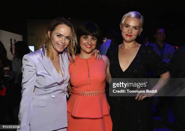 Taryn Manning, Rebekka Johnson and Kimmy Gatewood attend the Netflix FYSEE Kick-Off Event at Netflix FYSEE At Raleigh Studios on May 6, 2018 in Los...