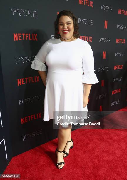 Britney Young attends the Netflix FYSEE Kick-Off Event at Netflix FYSEE At Raleigh Studios on May 6, 2018 in Los Angeles, California.