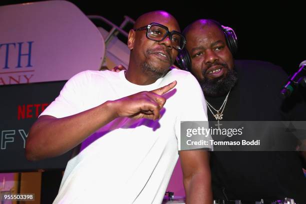 Dave Chappelle attends the Netflix FYSEE Kick-Off Event at Netflix FYSEE At Raleigh Studios on May 6, 2018 in Los Angeles, California.