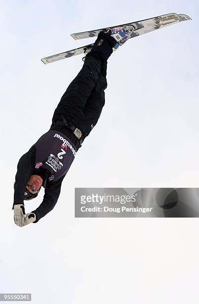 Emily Cook competes during the Freestyle Skiing Aerials US Olympic Trials on December 24, 2009 in Steamboat Springs, Colorado.