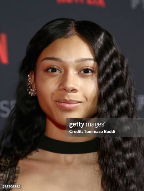 Sierra Capri attends the Netflix FYSEE Kick-Off Event at Netflix FYSEE At Raleigh Studios on May 6, 2018 in Los Angeles, California.