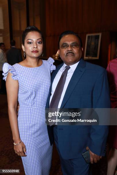 Zo Massidas and Alfred Massidas during the Through The Kitchen Benefit For Cancer Research Institute on May 6, 2018 in New York City.