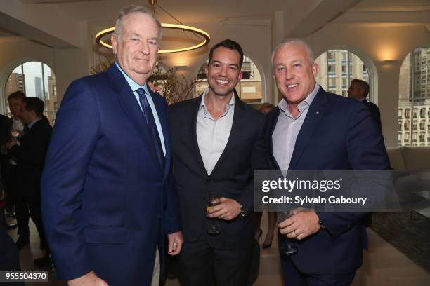 Bill O'Reilly, Bryan Eure and Bill White attend Ambassador Grenell Goodbye Bash on May 6, 2018 in New York City.