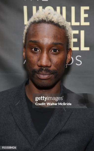 Nathan Stewart-Jarrett attends the 33rd Annual Lucille Lortel Awards on May 6, 2018 in New York City.