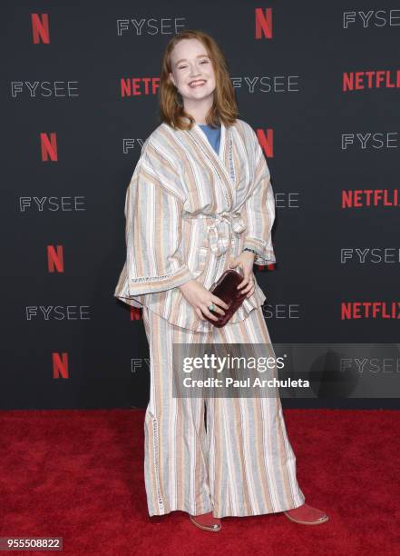 Liv Hewson attends the Netflix FYSEE Kick-Off at Netflix FYSEE At Raleigh Studios on May 6, 2018 in Los Angeles, California.
