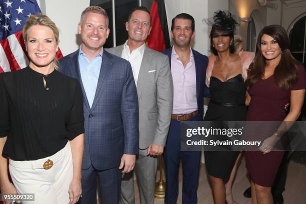 Martha MacCallum, Matt Lashey, Ambassador Richard Grenell, Donald Trump Jr., Harris Faulkner and Kimberly Guilfoyle attend Ambassador Grenell Goodbye...