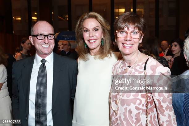 Robert Turner, Cece Cord and Jill O'Donnell-Tormey during the Through The Kitchen Benefit For Cancer Research Institute on May 6, 2018 in New York...